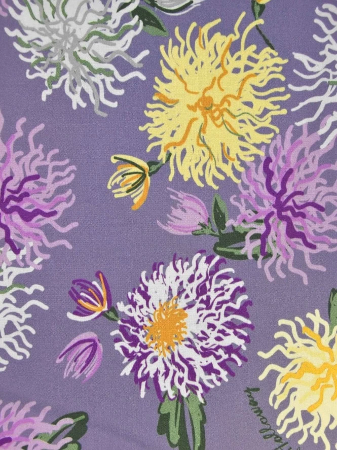 Kitty Skirt Chrysanthemum Lilac 7 Kitty Skirt Chrysanthemum Lilac - Image 5