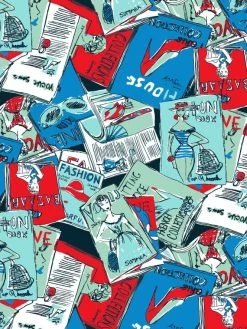 Kitty Skirt Cover Girl Blue -Chic Apparel Shop kitty skirt cover girl blue p6455 28628 medium