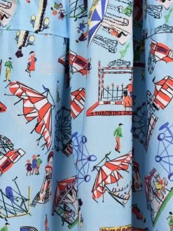 Kitty Skirt Fairground Blue -Chic Apparel Shop kitty skirt fairground blue p6456 28691 medium