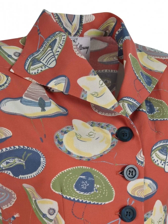 Kitty Sombrero Large Rust 4 Kitty Sombrero Large Rust - Image 2