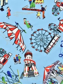 Lana 1940s Dress Fairground Blue -Chic Apparel Shop lana 1940s dress fairground blue p5274 23063 medium