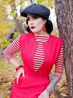 Laura Denim Red Dress -Chic Apparel Shop laura denim red dress p3647 17674 medium