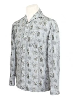 Men Long-Sleeved Anchor Lamp Shirt