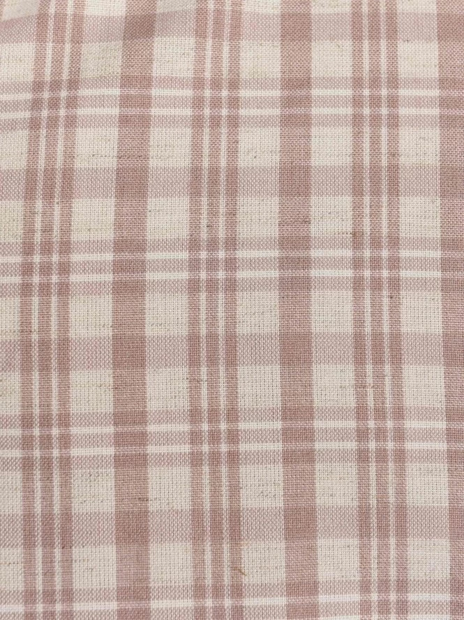 Men Long-Sleeved Check Cream Beige Shirt 4 Men Long-Sleeved Check Cream Beige Shirt - Image 2