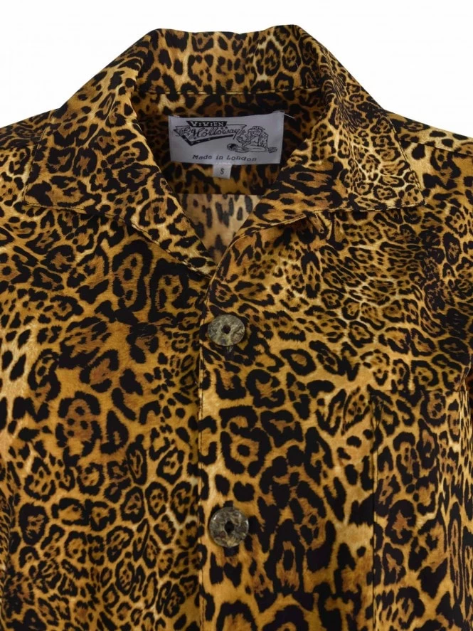 Men Long-Sleeved Leopard Shirt 7 Men Long-Sleeved Leopard Shirt - Image 5