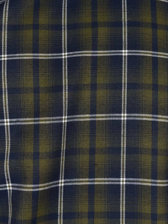 Men Long-Sleeved Olive Navy White Shirt 4 Men Long-Sleeved Olive Navy White Shirt - Image 2