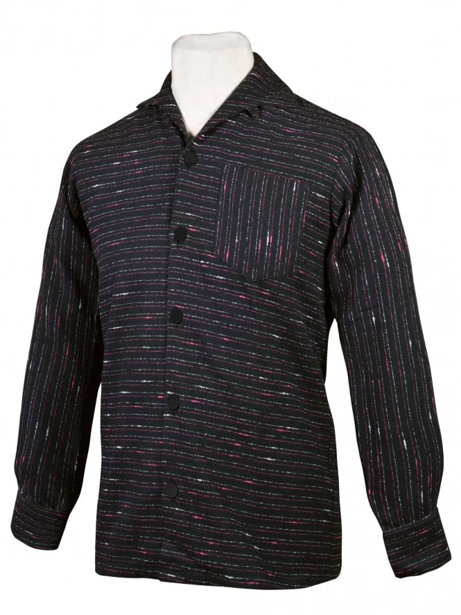 Men Long-Sleeved Pink Fleck Shirt 3 Men Long-Sleeved Pink Fleck Shirt