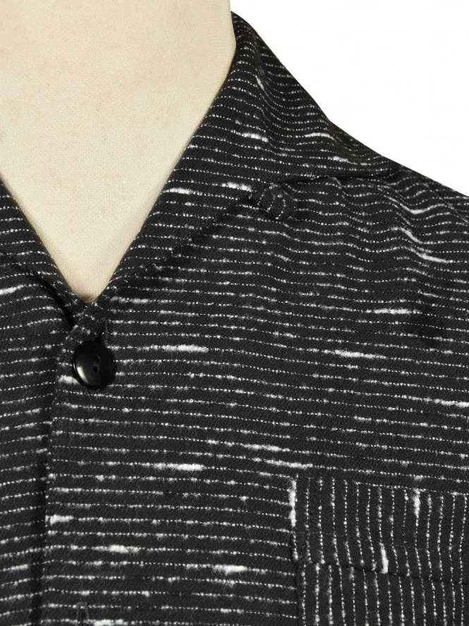 Men Long-Sleeved White Fleck Shirt 4 Men Long-Sleeved White Fleck Shirt - Image 2