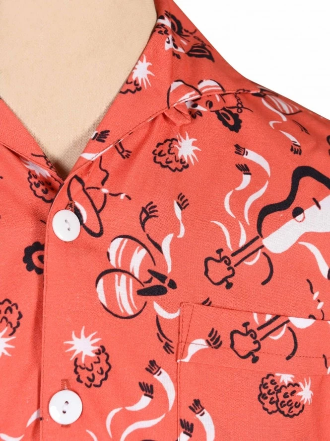 Men Short-Sleeved Carmen Shirt 7 Men Short-Sleeved Carmen Shirt - Image 5