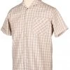 Men Short-Sleeved Check Beige Shirt 2 Men Short-Sleeved Check Beige Shirt -Chic Apparel Shop men short sleeved check beige shirt p6322 28051 medium