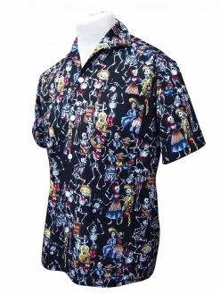 Men Short-Sleeved Day Of The Dead Shirt 12 Men Short-Sleeved Day Of The Dead Shirt -Chic Apparel Shop men short sleeved day of the dead shirt p677 12716 medium