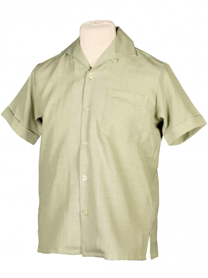 Men Short-Sleeved Sage Shirt 3 Men Short-Sleeved Sage Shirt