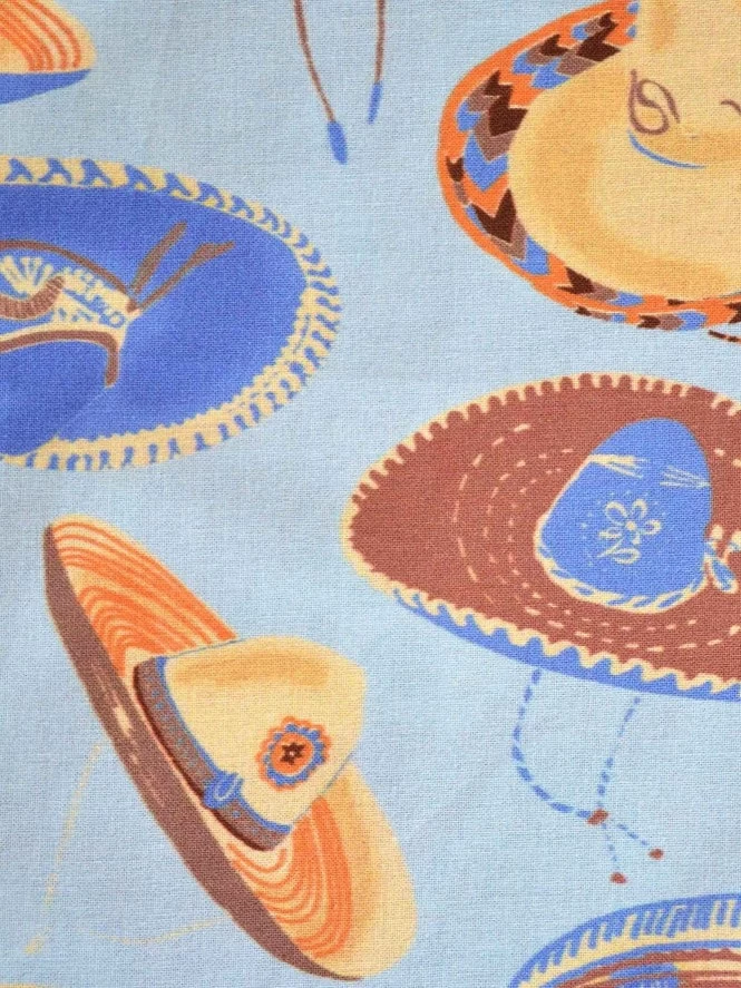 Men Short-Sleeved Sombrero Large Sky Shirt 4 Men Short-Sleeved Sombrero Large Sky Shirt - Image 2