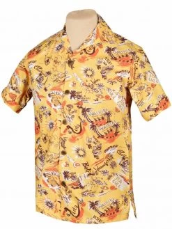 Men Short-Sleeved Sunset Motel Shirt