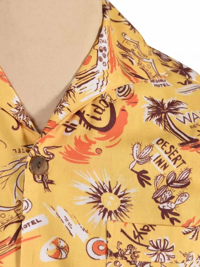 Men Short-Sleeved Sunset Motel Shirt 4 Men Short-Sleeved Sunset Motel Shirt - Image 2