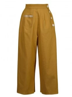 Mustard Denim Culottes