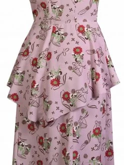 Nadine 1940s Dress Bonnet Pink -Chic Apparel Shop nadine 1940s dress bonnet pink p5062 22239 medium
