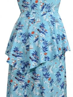 Nadine 1940s Dress Tahiti Sky -Chic Apparel Shop nadine 1940s dress tahiti sky p5063 22775 medium