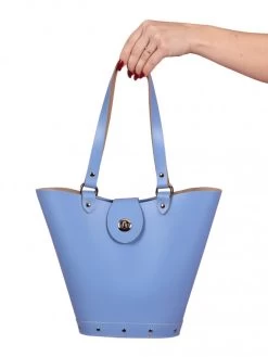 Nashville Cornflower Leather Handbag