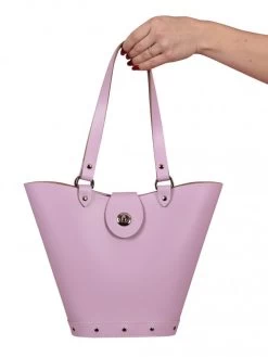 Nashville Lilac Leather Handbag