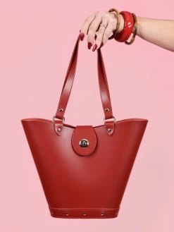Nashville Red Leather Handbag