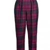 Natalie Trousers Heather Tartan