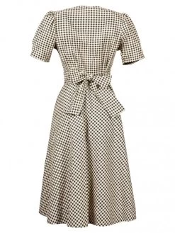 Nazare Dress Black And Cream Gingham 11 Nazare Dress Black And Cream Gingham -Chic Apparel Shop nazare dress black and cream gingham p5584 25279 medium