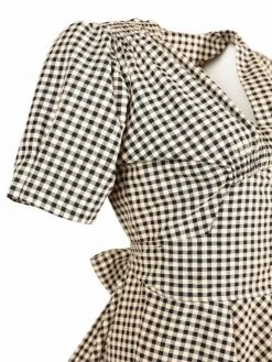 Nazare Dress Black And Cream Gingham 12 Nazare Dress Black And Cream Gingham -Chic Apparel Shop nazare dress black and cream gingham p5584 25280 medium