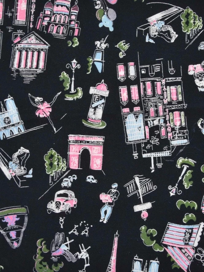 Nazare Dress Paris Black 7 Nazare Dress Paris Black - Image 5