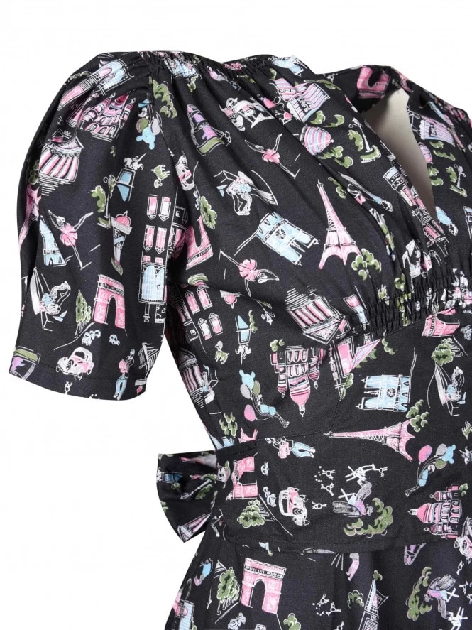 Nazare Dress Paris Black 5 Nazare Dress Paris Black - Image 3