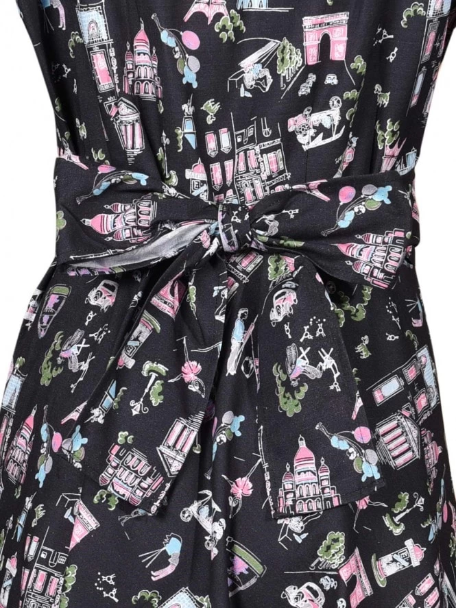 Nazare Dress Paris Black 6 Nazare Dress Paris Black - Image 4