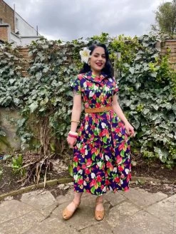 New Fit Kitty Anthurium Navy