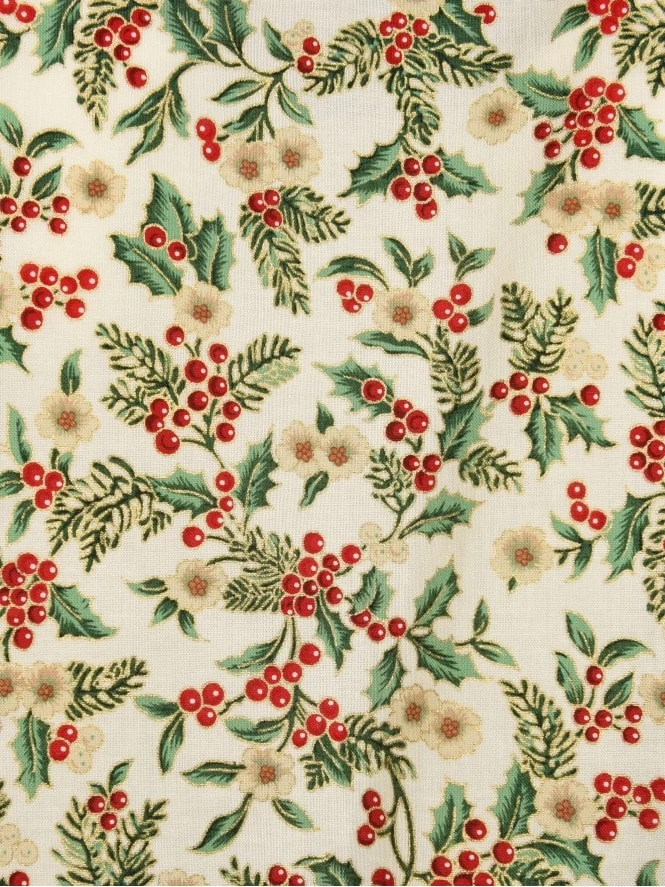 New Fit Kitty Holly Berries Ivory 7 New Fit Kitty Holly Berries Ivory - Image 5