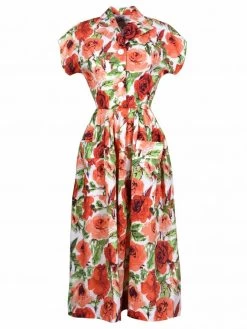 New Fit Kitty Roses In Bloom Red