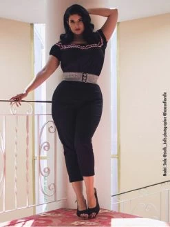 Pedal Pushers Black -Chic Apparel Shop pedal pushers black p799 10071 medium