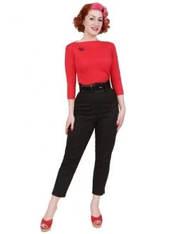 Pedal Pushers Black -Chic Apparel Shop pedal pushers black p799 11455 medium