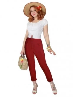 Pedal Pushers Cherry