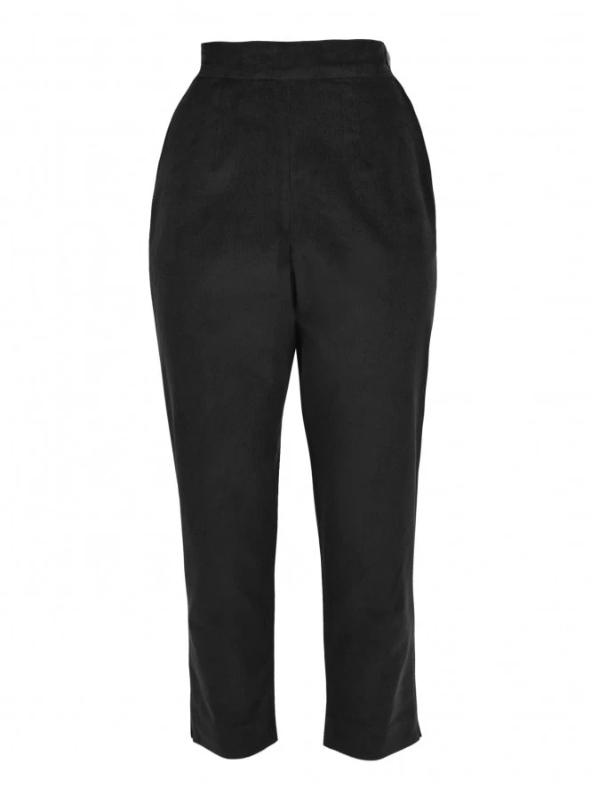 Pedal Pushers Corduroy Black 4 Pedal Pushers Corduroy Black - Image 2