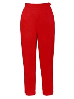 Pedal Pushers Red -Chic Apparel Shop pedal pushers red p798 12701 medium