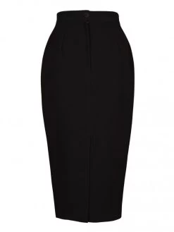 Pencil Skirt Black Heavy Crepe -Chic Apparel Shop pencil skirt black heavy crepe p6237 27550 medium