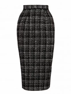 Pencil Skirt Black White Sparkle -Chic Apparel Shop pencil skirt black white sparkle p6231 27546 medium