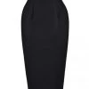 Pencil Skirt Black Wool -Chic Apparel Shop pencil skirt black wool p4379 18472 medium