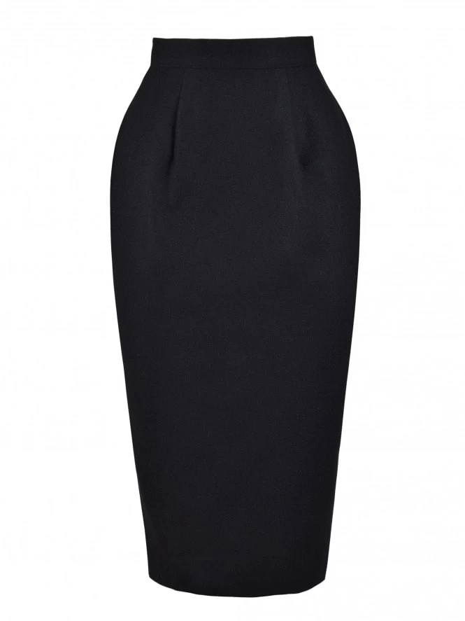 Pencil Skirt Black Wool 3 Pencil Skirt Black Wool