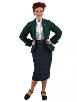 Pencil Skirt Blackwatch Tartan