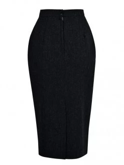 Pencil Skirt Charcoal Wool -Chic Apparel Shop pencil skirt charcoal wool p4511 19412 medium