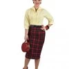 Pencil Skirt Cherry Tartan 1 Pencil Skirt Cherry Tartan -Chic Apparel Shop pencil skirt cherry tartan p3653 18209 medium