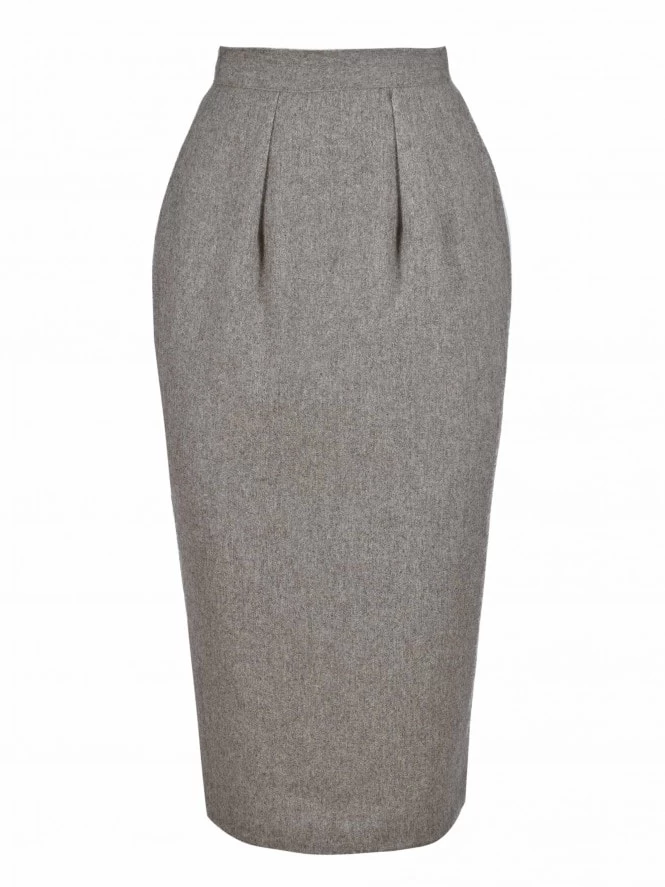 Pencil Skirt Latte 4 Pencil Skirt Latte - Image 2