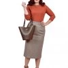 Pencil Skirt Latte 1 Pencil Skirt Latte -Chic Apparel Shop pencil skirt latte p4376 19001 medium