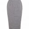 Pencil Skirt Navy Gingham -Chic Apparel Shop pencil skirt navy gingham p6558 29088 medium