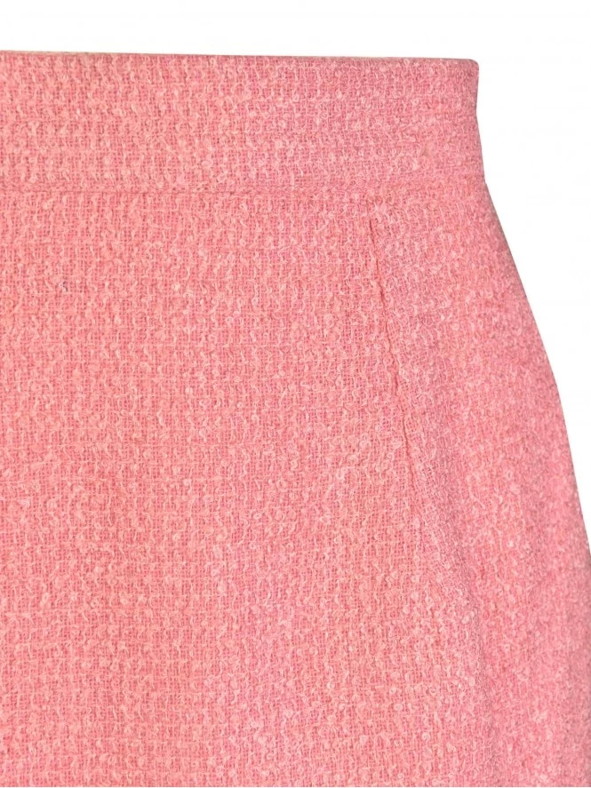 Pencil Skirt Sugar Pink Boucle 7 Pencil Skirt Sugar Pink Boucle - Image 5